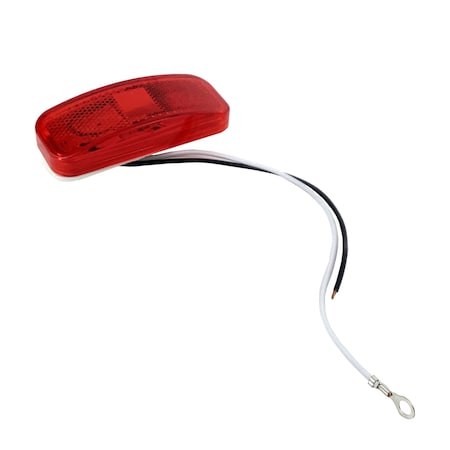 Optronics 2-Led Red Marker/Clearance Light With Reflex, 2-Wire MCL40RB